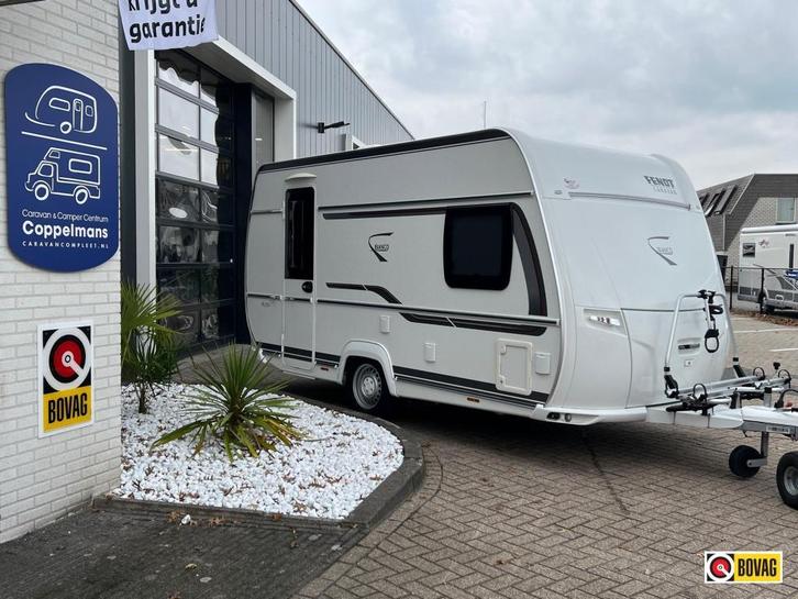 Fendt Bianco Activ 390 FHS mover, voortent, topstaat,, Caravans en Kamperen, Caravans, Bedrijf, tot en met 3, 1000 - 1250 kg, Treinzit
