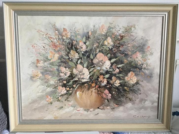 Schilderij stilleven Ernens, Antiek en Kunst, Kunst | Schilderijen | Klassiek, Ophalen