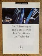 Bekledingen folder Mercedes-Benz personenwagens 1991, Nieuw, Mercedes-Benz, Mercedes, Ophalen of Verzenden
