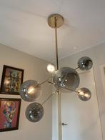 Lucide ALARA – Hanglamp 6xG4 – Messingkleurig, Ophalen of Verzenden, Zo goed als nieuw, Glas, 75 cm of meer