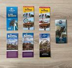 Set van 7 Amerikaanse pretparkfolders, Ophalen of Verzenden, Zo goed als nieuw