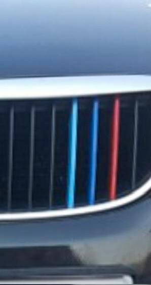 BMW M perfomance stripes voor in de grill. beschikbaar voor biedingen