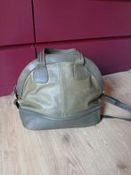 Manfield chique groene leren weekendtas - zeer goede staat., Ophalen of Verzenden, Zo goed als nieuw, Minder dan 35 cm
