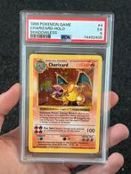 Pokémon PSA 5 Shadowless Charizard #4 Base set, Ophalen of Verzenden, Zo goed als nieuw, Losse kaart, Foil
