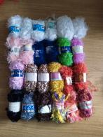 Bollen garen. Harig. Mix. 29 stuks., Hobby en Vrije tijd, Breien en Haken, Ophalen of Verzenden, Nieuw, Breien of Haken, Wol of Garen