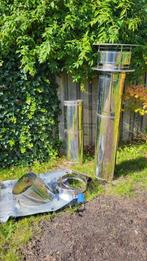Kachelpijp/schoorsteen 25cm diameter, Doe-het-zelf en Verbouw, Ophalen, 2 tot 4 meter, Zo goed als nieuw, Rvs