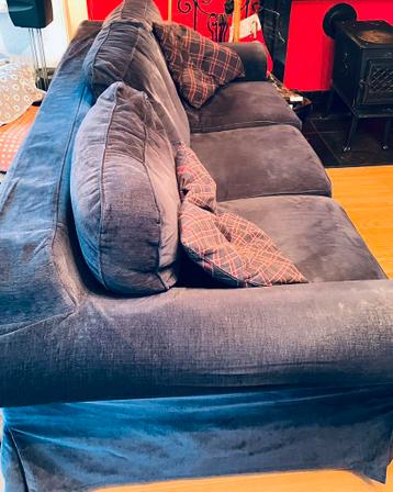 Ektorp 3-zits bank/ slaapbank , blauw - afbeelding 3