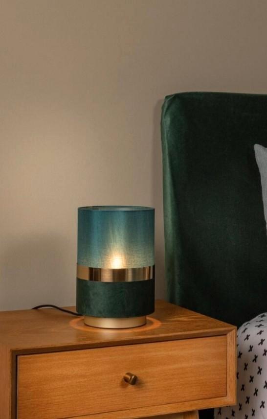 Lucide Extravaganza Tusse Tafellamp - Groen - ZGAN, Huis en Inrichting, Lampen | Tafellampen, Zo goed als nieuw, Minder dan 50 cm