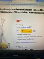Groentensnijder slicer dicer, Ophalen of Verzenden, Zo goed als nieuw