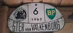 De ster van Valkenburg auto bord 1962., Ophalen of Verzenden
