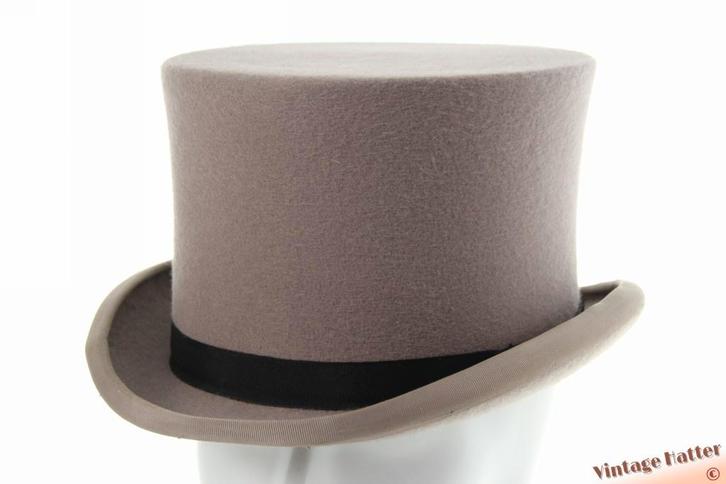 vintage Hoge hoed grijs wolvilt 60 = XL als nieuw, Kleding | Heren, Hoeden en Petten, Zo goed als nieuw, Hoed, 60 cm (XL, 7½ inch) of meer