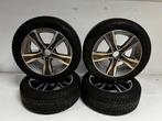 Mercedes C-klasse velgen winterset met winterbanden 225/50R1, Ophalen, Gebruikt, Banden en Velgen, 17 inch