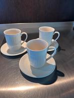 Wedgwood Kop en Schotel Set - Queen's Ware, Ophalen, Zo goed als nieuw, Wedgwood, Kop(pen) en/of Schotel(s)