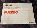 Yamaha FJ1200 Handleiding, ook nederlandstalig!, Motoren, Handleidingen en Instructieboekjes, Ophalen of Verzenden, Yamaha