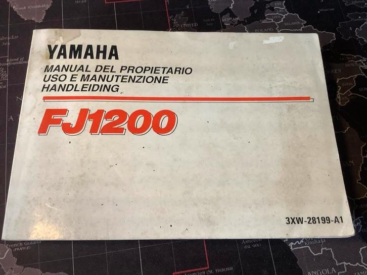 Yamaha FJ1200 Handleiding, ook nederlandstalig!, Motoren, Handleidingen en Instructieboekjes, Yamaha, Ophalen of Verzenden
