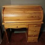 Grenen Secretaire / Bureau + veel opbergruimte + slot zgan, Ophalen, Zo goed als nieuw