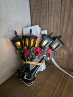 Lemax straatverlichting set van 4 kerstdorp kersthuisjes, Diversen, Ophalen of Verzenden, Zo goed als nieuw