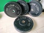 Titan Life Halterschijven 20kg 50mm €2 per kg, Sport en Fitness, Fitnessmaterialen, Ophalen, Gebruikt, Rug, Halterschijven