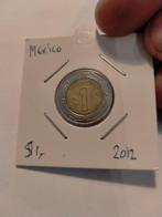 Mexico 1 Peso 2012, Postzegels en Munten, Munten | Amerika, Verzenden, Noord-Amerika, Losse munt