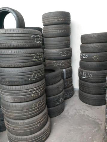 Partij gebruikte 19" 20" 21" banden 27 stuks beschikbaar voor biedingen