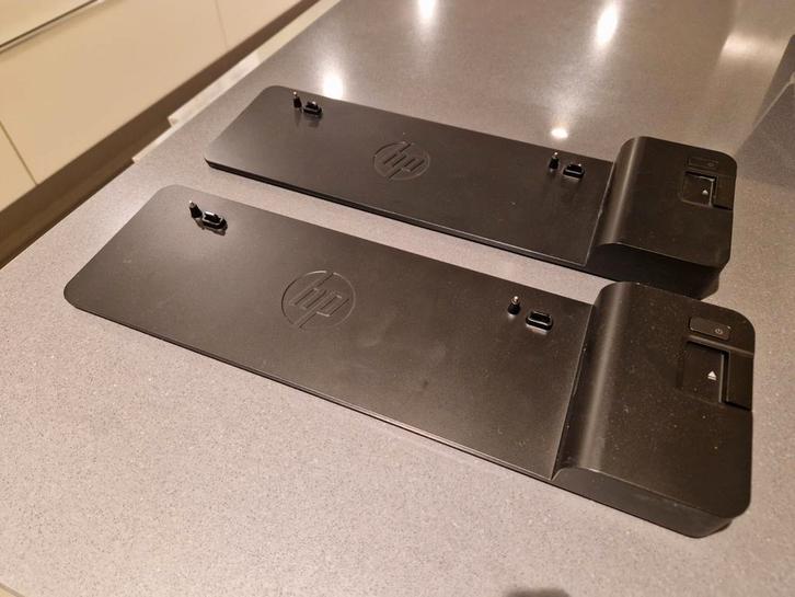 2x HP Ultraslim Docking Station - ZGAN dockingstation laptop, Computers en Software, Dockingstations, Zo goed als nieuw, Laptop