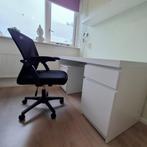 Bureau IKEA + Elekiatech bureaustoel + vloerbeschermer, Huis en Inrichting, Ophalen, Zo goed als nieuw