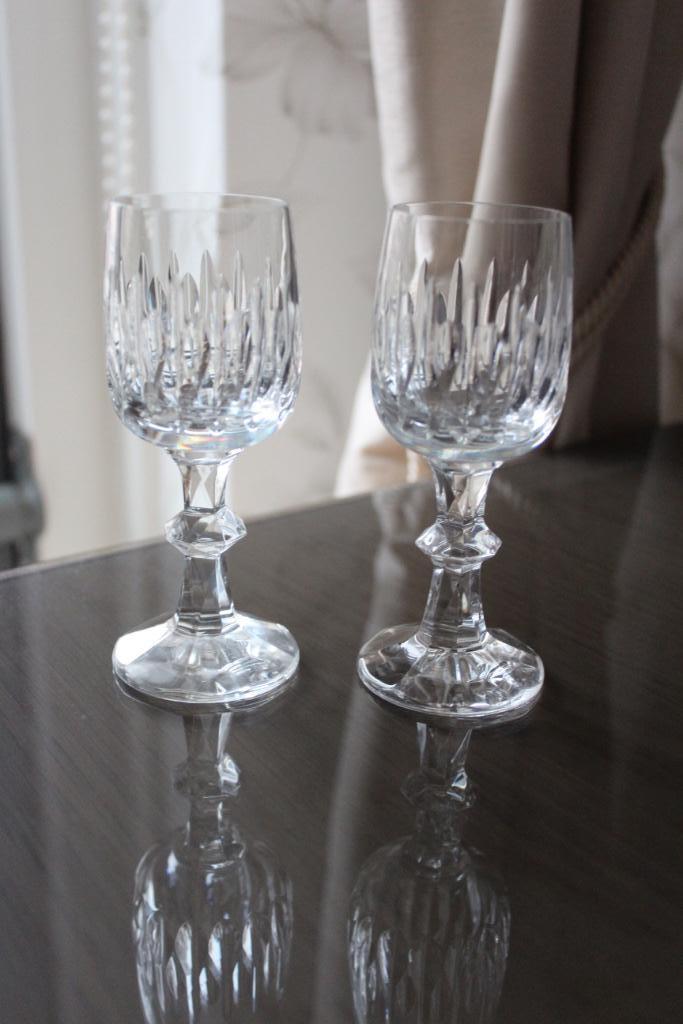 Vintage Zwiesel Flamenco 5 kristallen sherry glazen, Antiek en Kunst, Antiek | Glas en Kristal, Ophalen of Verzenden