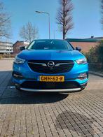 Opel Grandland X 1.2 Turbo Ultimate AUTOMAAT, Auto's, Opel, 1199 cc, Blauw, Leder en Stof, 1200 kg