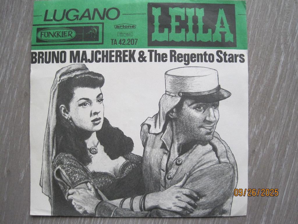 Bruno Majcherek & The Regento Stars  -  Leila, Verzenden, 7 inch, Single, Zo goed als nieuw