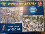 2x1000 Jan van Haasteren (op glad ijs + kerstbomenmarkt), Ophalen of Verzenden, 500 t/m 1500 stukjes, Zo goed als nieuw