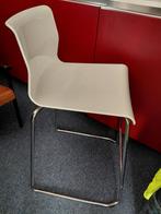 2x Witte Barkrukken, Twee, Wit, Ophalen of Verzenden, Zo goed als nieuw