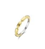 NIEUW set van 3 Ti Sento ringen zilver goud zirkonia 58/18.5, Met kristal, 18 tot 19, Verzenden, Nieuw