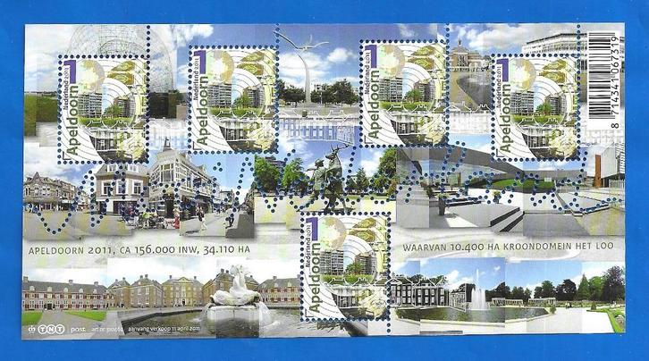 Mooi Nederland 2011 - Mooi Apeldoorn, Postzegels en Munten, Postzegels | Nederland, Postfris, Na 1940, Verzenden