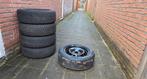 VW winterbanden Continental, reservewiel Hankook + wisselset, Auto-onderdelen, Ophalen, Gebruikt, 16 inch, Banden en Velgen