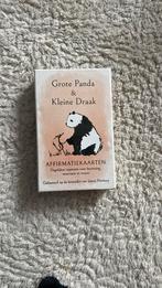Nieuwe affirmatiekaarten – Grote Panda & Kleine Draak, Ophalen of Verzenden, Nieuw, Spiritualiteit algemeen, Achtergrond en Informatie