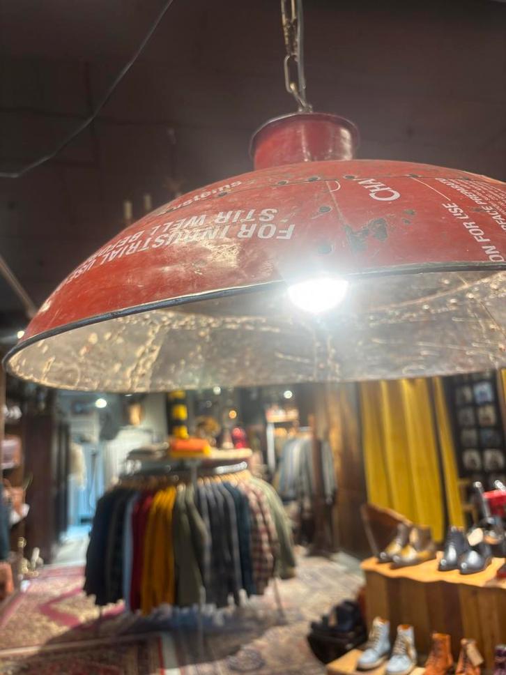 Recycle Blikken Lamp - Uniek Design!, Huis en Inrichting, Lampen | Hanglampen, Gebruikt, Minder dan 50 cm, Metaal, Ophalen