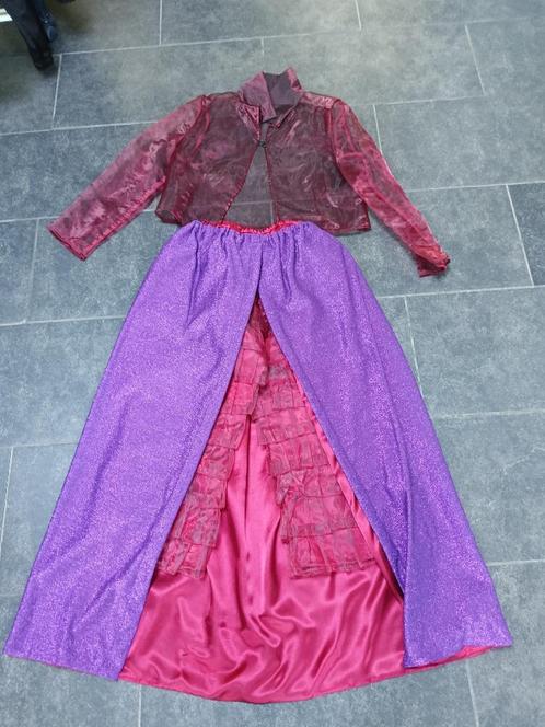 Roze / paarse rok + jasje + broekje, Kleding | Dames, Carnavalskleding en Feestkleding, Zo goed als nieuw, Kleding, Carnaval, Maat 38/40 (M)