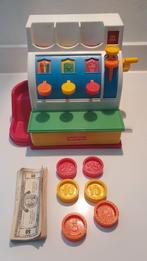Vintage Fisher Price Kassa Compleet, Ophalen of Verzenden, Gebruikt, Kunststof, Speelkeuken-accessoire