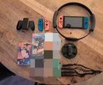 Nintendo Switch incl. Spelletjes en extra's, Spelcomputers en Games, Spelcomputers | Nintendo Switch, Ophalen of Verzenden, Zo goed als nieuw
