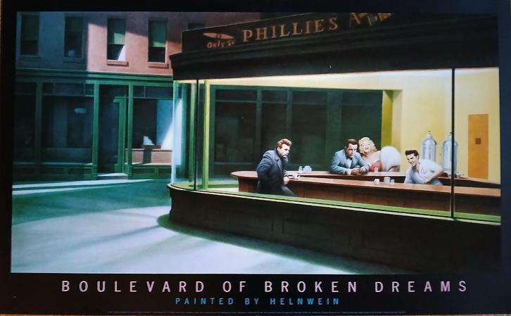 poster, Boulevard of Broken dreams, Verzamelen, Posters, Nieuw, Film en Tv, A1 t/m A3, Rechthoekig Liggend, Verzenden