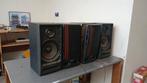 Akai Speakers - Goed Werkend, Stoffig, Ophalen of Verzenden, Gebruikt, Front, Rear of Stereo speakers, Overige merken