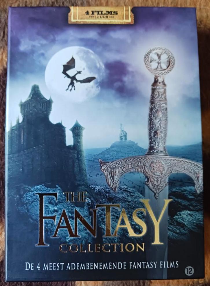 Fantasy Collection - 4 Films DVD Boxset, Cd's en Dvd's, Dvd's | Science Fiction en Fantasy, Zo goed als nieuw, Fantasy, Boxset