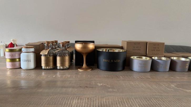 Partij geurkaarsen My Flame lifestyle, Huis en Inrichting, Woonaccessoires | Kandelaars en Kaarsen, Nieuw, Kaars, Minder dan 25 cm