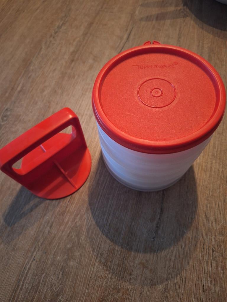 Tupperware Hamburgermaker, Ophalen, Gebruikt, Rood, Overige typen