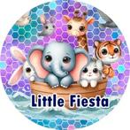 L469 icing frosting bootje dieren 20cm eetbare taart print, Ophalen of Verzenden, Nieuw, Taarten, Versiering