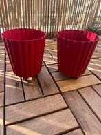 Set Vintage Ikea memphis stijl bloempotjes, Overige materialen, Ophalen of Verzenden, Zo goed als nieuw, Minder dan 50 cm