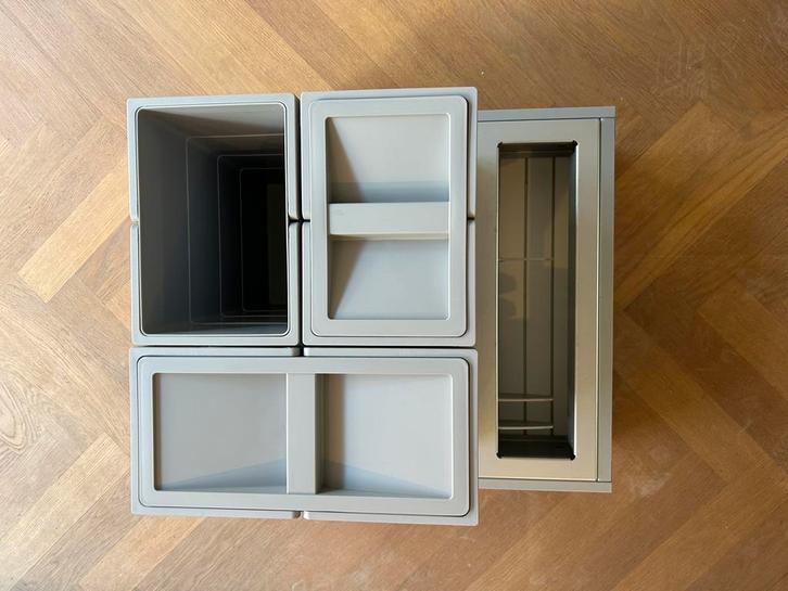 HAILO afvalemmers + deksels + Siematic systeem, Huis en Inrichting, Woonaccessoires | Prullenbakken, Zo goed als nieuw, Kunststof