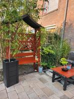 Prachtig Chinees model pergola tuinbank., Ophalen, Zo goed als nieuw