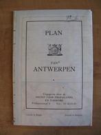 kleurenplattegrond, Plan van Antwerpen, ca. 1955, Boeken, Atlassen en Landkaarten, Gelezen, Ophalen of Verzenden, België of Luxemburg