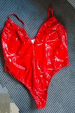 Plus size PU lak body maat XL/ XXl ( nieuw), Kleding | Dames, Verzenden, Zwart, Body of Korset